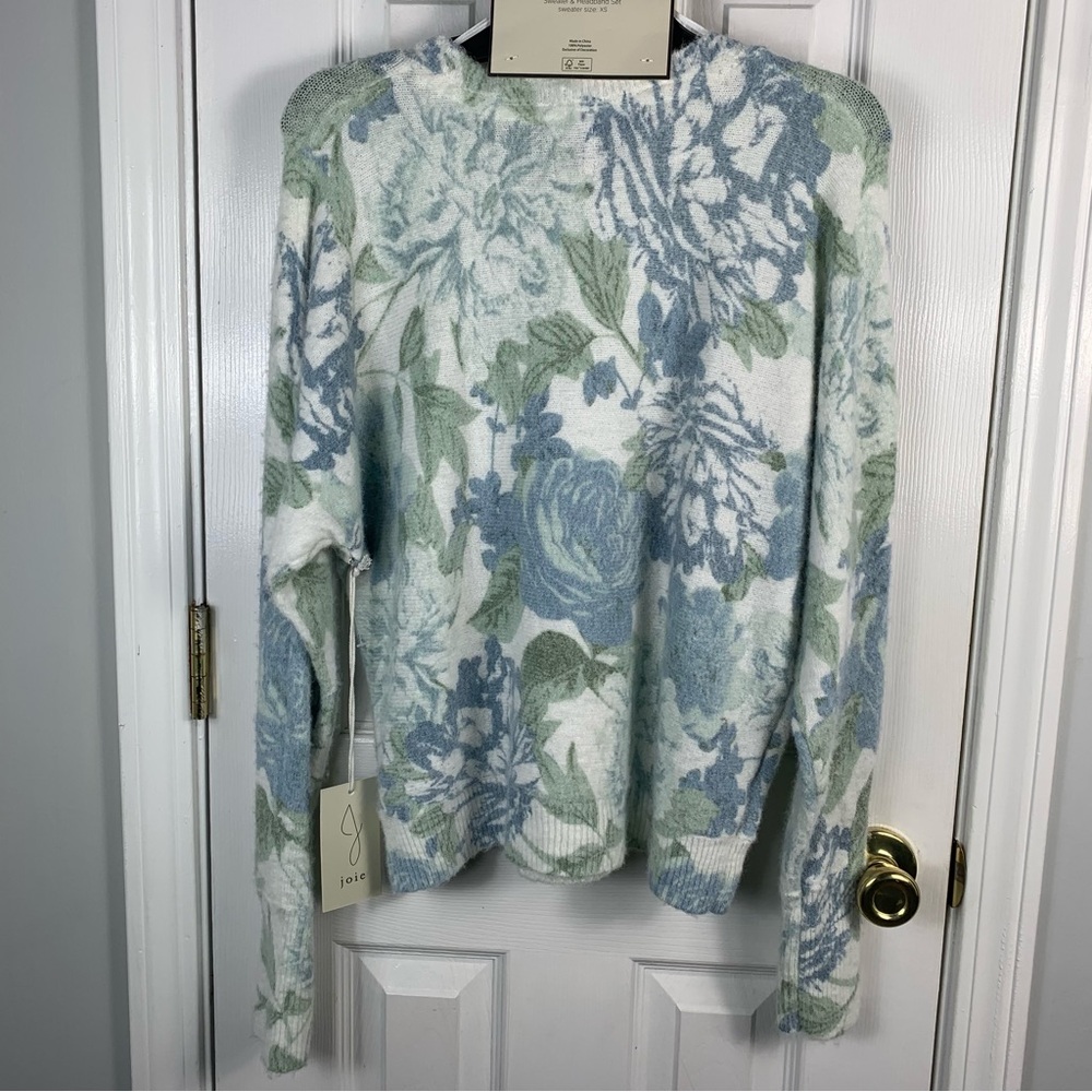 Joie Women’s Floral Sweater with Headband Size XS - Picture 2 of 5